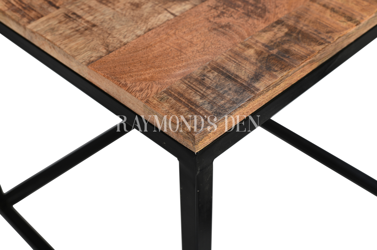 Industrial style Nest of Tables, Solid wood Nest of Tables, Wood & Metal tables